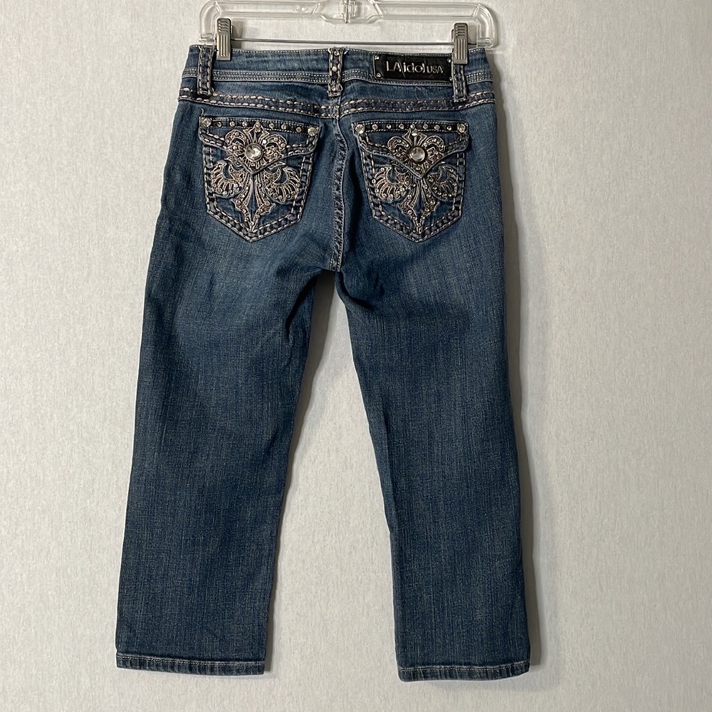 LA idol USA, junior, denim capri